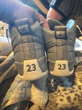 Jordan Grey 12 Retro Stealth High-Tops